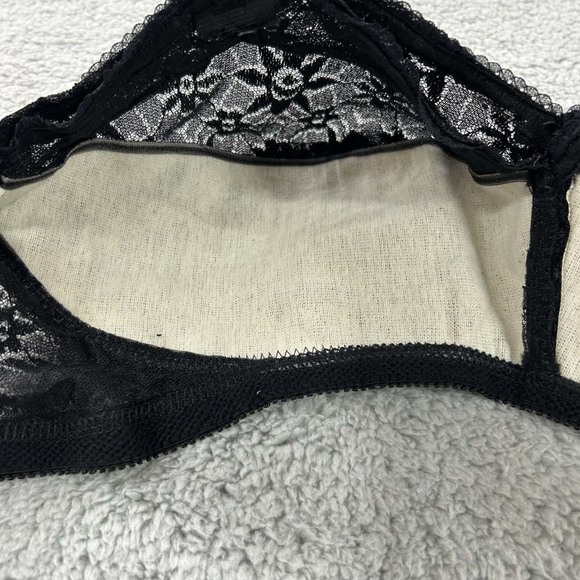 Norvell Bra 34HH Full Coverage 574 Soft Cup Cone Floral Lace NWOT NOS - Picture 6 of 9